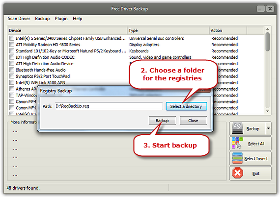 Backup Registry